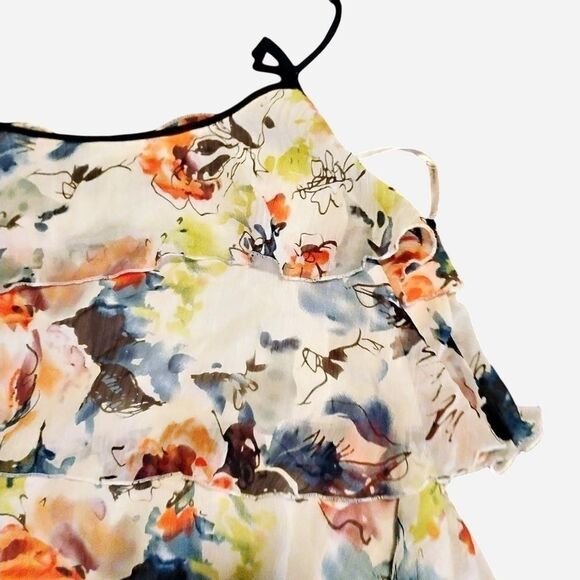 Lapis Vibrant Floral Layered Camisole - Picture 5 of 8